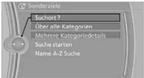 BMW Z4 sDrive 23i (2009) - Lage der Sonderziele - 1