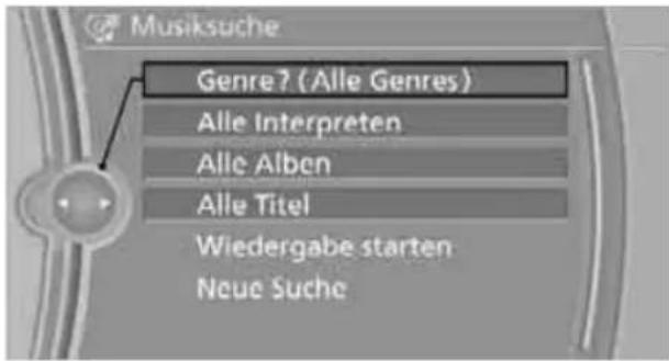 BMW Z4 sDrive 23i (2009) - Musiksuche - 2