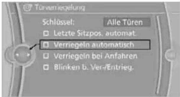 BMW Z4 sDrive 23i (2009) - Automatisches Verriegeln - 1