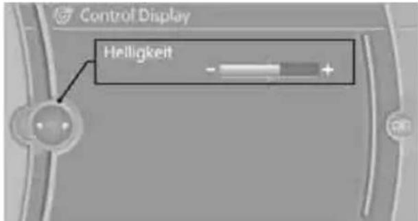 BMW Z4 sDrive 23i (2009) - Helligkeit am Control Display - 1