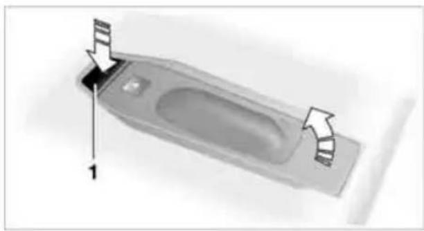 BMW Z4 sDrive 23i (2009) - Snap-in-Adapter einsetzen/ herausnehmen - 3
