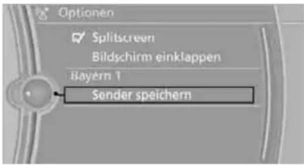 BMW Z4 sDrive 23i (2009) - Menü Optionen aufrufen - 1