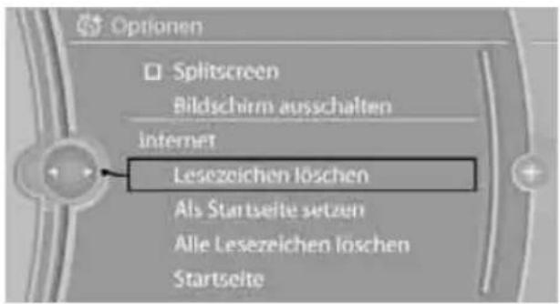 BMW Z4 sDrive 23i (2009) - Lesezeichen löschen - 1