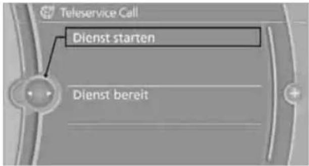 BMW Z4 sDrive 23i (2009) - Teleservice Call starten - 1