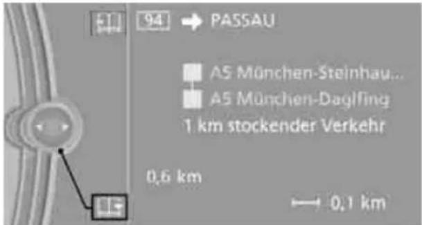 BMW Z4 sDrive 23i (2009) - Verkehrsinfos aufrufen - 1