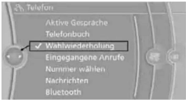 BMW Z4 sDrive 23i (2009) - Nummer wählen über iDrive - 1