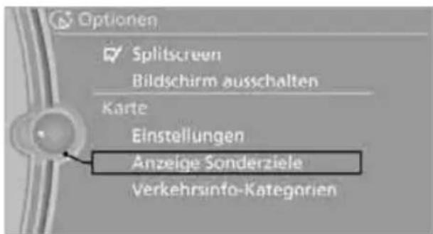 BMW Z4 sDrive 23i (2009) - Sonderziele in Karte anzeigen - 1