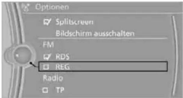 BMW Z4 sDrive 23i (2009) - REG-Funktion ein-/ausschalten - 1