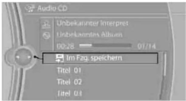 BMW Z4 sDrive 23i (2009) - Von CD/DVD speichern - 1