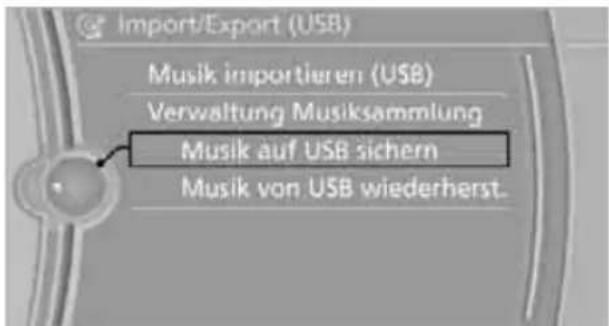 BMW Z4 sDrive 23i (2009) - Musiksammlung sichern - 2