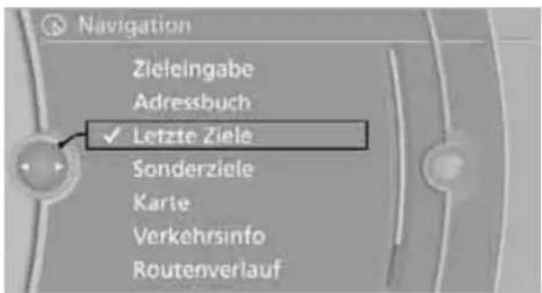 BMW Z4 sDrive 23i (2009) - Letzte Ziele aufrufen - 1