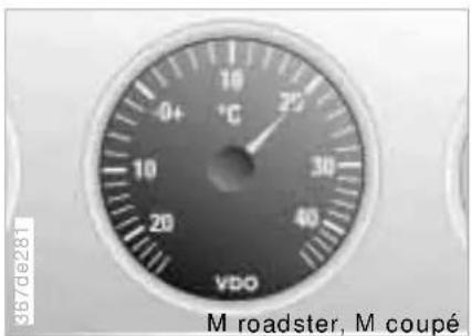 BMW Z3 Roadster Coupe (1997) - Zusätzliche Instrumente beim M roadster, M coupé - 1
