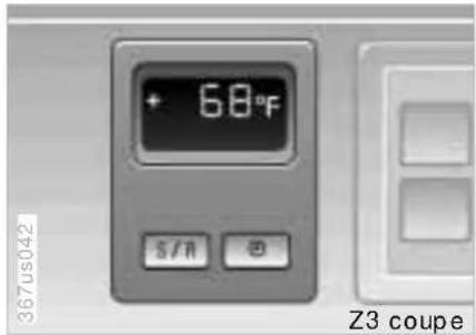 BMW M Coupe (1999) - Setting the 12-hour or 24-hour mode - 1