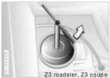 BMW M Coupe (1999) - Tire change - Z3 roadster, Z3 coupe - 2