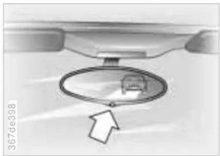 BMW M Coupe (1999) - Safety belt tensioner Inside rearview mirror with automatic dimmer\* - 2