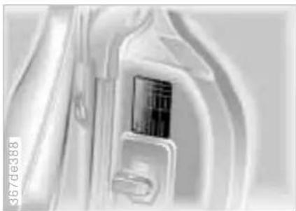 BMW M Coupe (1999) - Tire inflation pressure - 1