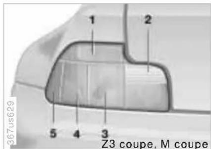 BMW M Coupe (1999) - Tail lamp assembly - M roadster - 2