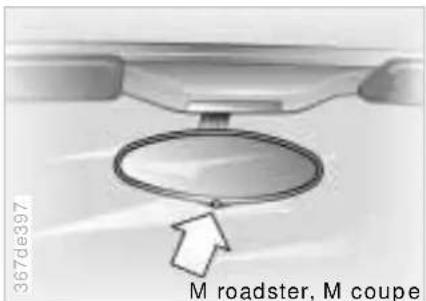 BMW M Coupe (1999) - Interior rearview mirror - Z3 roadster, Z3 coupe - 1