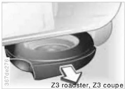 BMW M Coupe (1999) - Tire change – Z3 roadster, Z3 coupe - 3