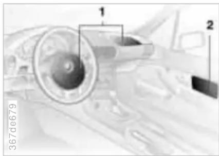 BMW M Coupe (1999) - Caring for your car Airbags - 3