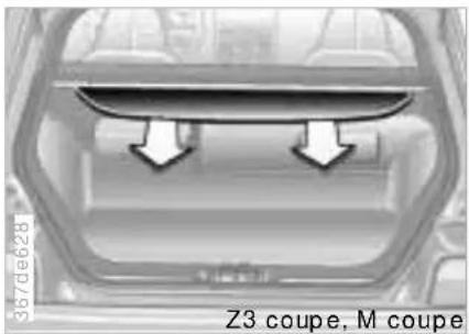 BMW M Coupe (1999) - Roll-up cover Separation net\* - 1