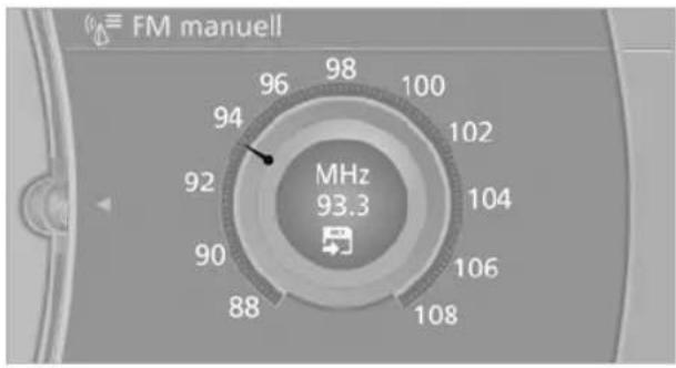 BMW 740Li (2008) - Sender manuell wählen - 1