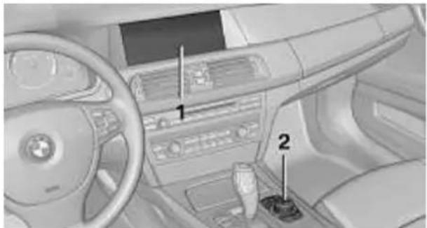 BMW 740Li (2008) - Bedienelemente im Überblick - 1