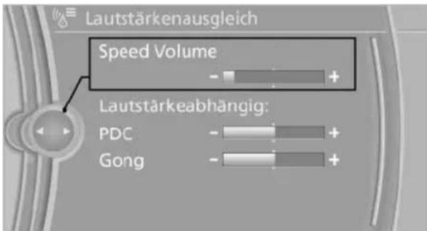 BMW 740Li (2008) - Menü Optionen aufrufen - 3