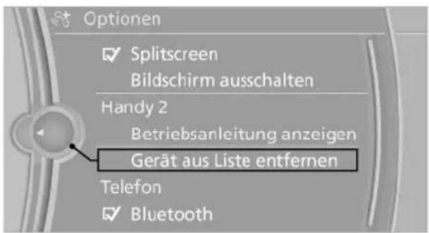 BMW 740Li (2008) - Handy abmelden - 1