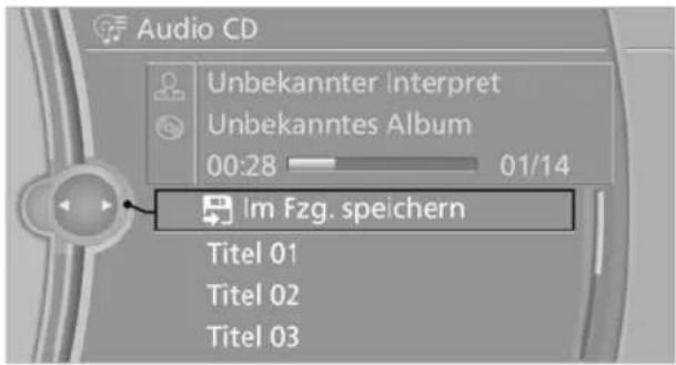 BMW 740Li (2008) - Musikdaten sichern Musikdaten regelmä - 1