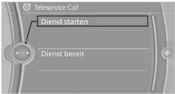 BMW 740Li (2008) - Teleservice Call starten - 1