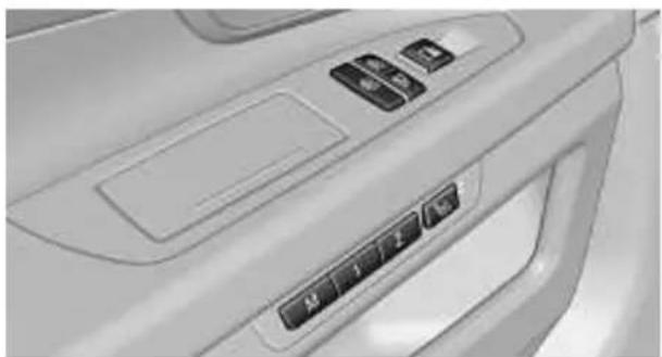 BMW 740Li (2008) - Taste im Fond - 1