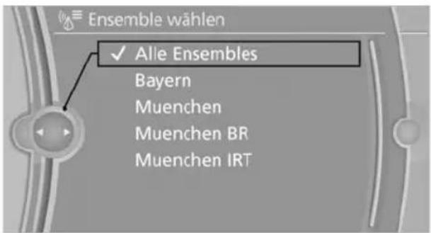 BMW 740Li (2008) - Sender wählen - 1
