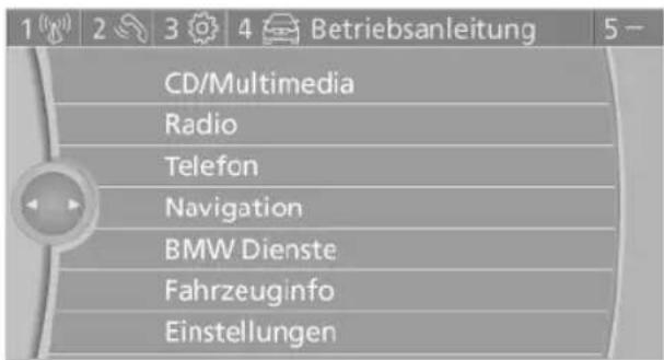 BMW 740Li (2008) - Belegung der Tasten anzeigen - 1