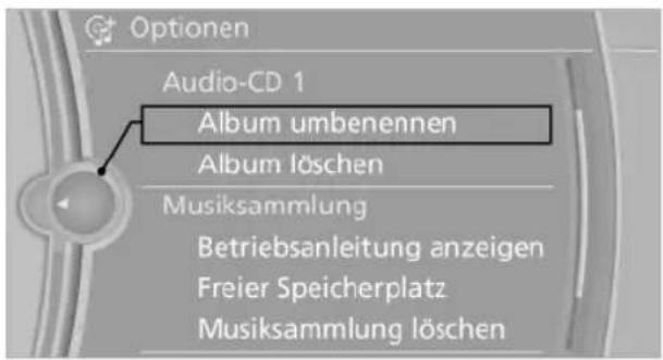 BMW 740Li (2008) - Album umbenennen - 1