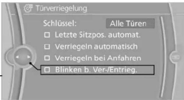 BMW 740Li (2008) - Quittierungssignale des Fahrzeugs - 1