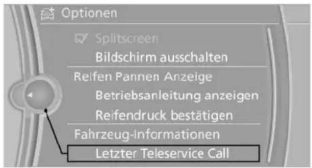 BMW 740Li (2008) - Teleservice Call starten - 2