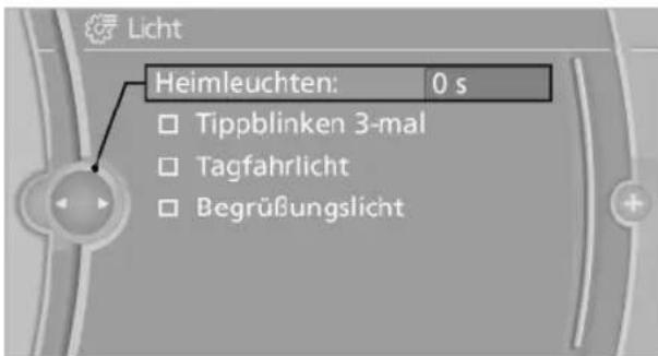 BMW 740Li (2008) - Dauer einstellen - 1