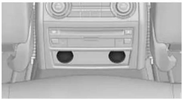BMW 740Li (2008) - Mittelkonsole hinten - 1