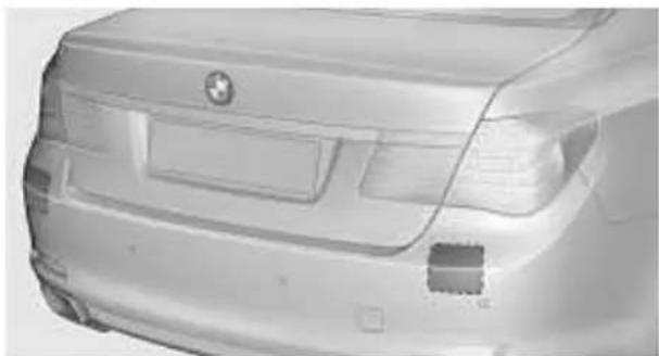 BMW 740Li (2008) - Radarsensoren - 1
