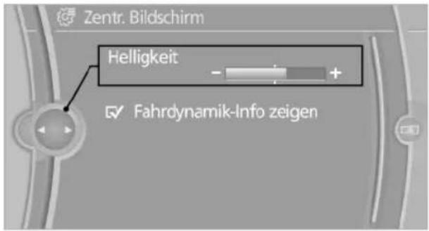 BMW 740Li (2008) - Helligkeit einstellen - 1