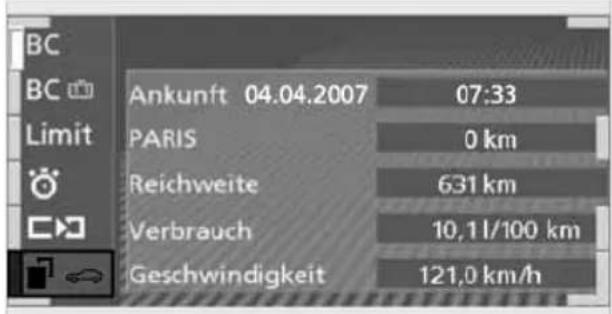 BMW 745Li (2002) - Gespeicherte Meldungen im Control Display abrufen - 1