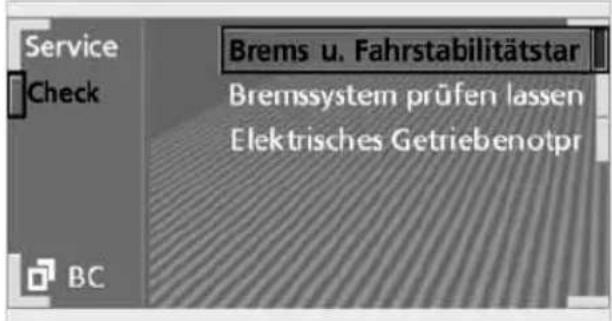 BMW 740d (2002) - Gespeicherte Meldungen im Control Display abrufen - 2