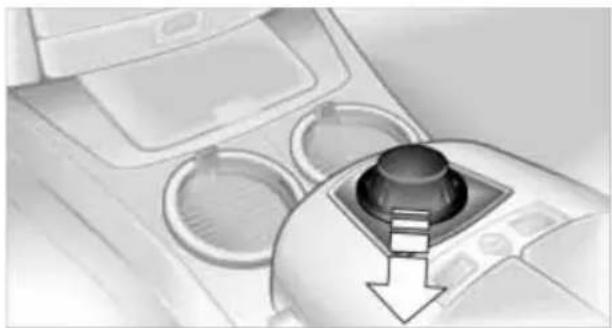 BMW 740d (2002) - Control Display - 2