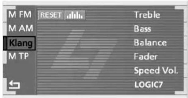 BMW 735i (2002) - Klangeinstellung ändern - 1