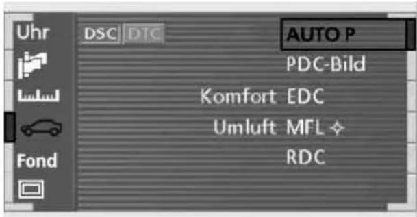 BMW 735i (2002) - Automatic Hold aktivieren/deaktivieren - 1