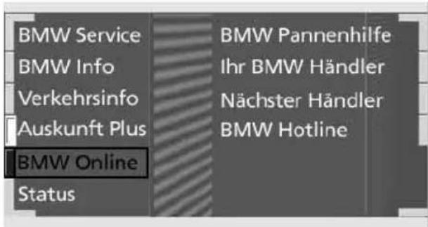BMW 735i (2002) - BMW Online anmelden - 1