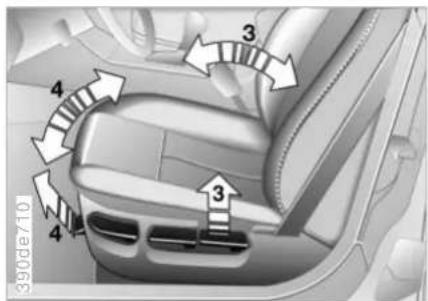 BMW 540i (2001) - Sitz einstellen - 1