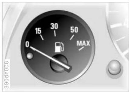 BMW 535i (2001) - Kraftstoffanzeige - 1