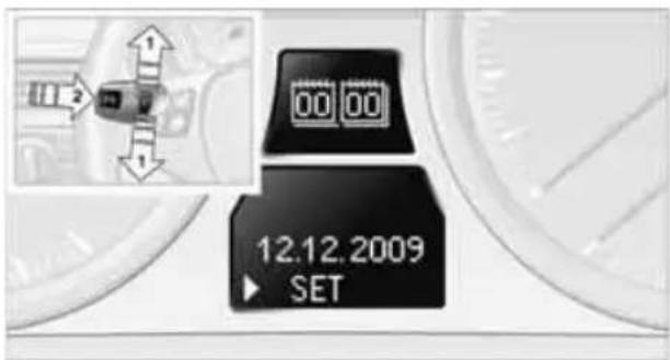 BMW 328i xDrive (2010) - Setting the date - 1